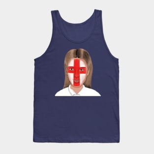 England Flag English Football Fan Tank Top